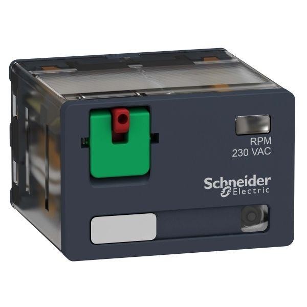  Реле силовое 4ПК 120В AC светодиод SchE RPM42F7 