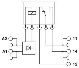  Модуль релейный PLC-RSC-230UC/21 Phoenix Contact 2966207 