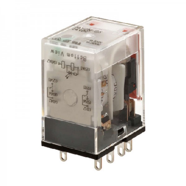  Реле MY-GS DPDT MY2NGSAC24BYOMZ светодиод. индикатор 24В AC Omron 686130 
