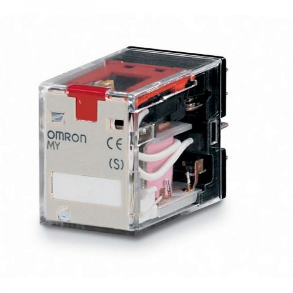  Реле MY-S 4PDT MY4IN220240ACS светодиод. индикатор блок. тест. кнопка 220/240В AC Omron 114051 