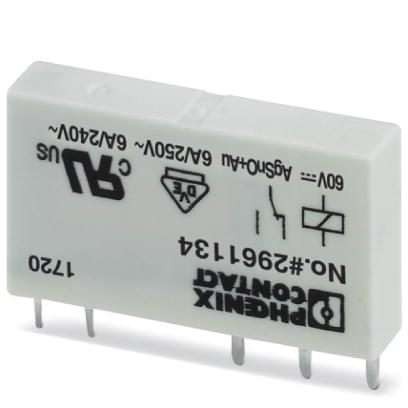  Реле одиночное REL-MR- 60DC/21AU Phoenix Contact 2961134 