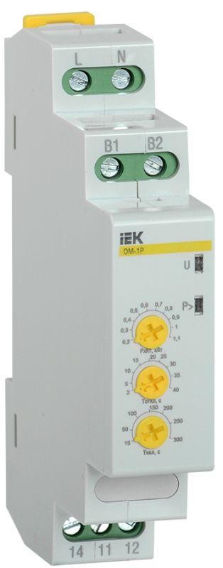  Ограничитель мощности ОМ-1P 8А 230В IEK MOM10-1-008 