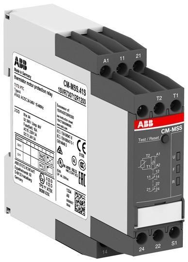  Реле термисторное защиты двиг. CM-MSS.11S 24-240В AC/DC 1НО1НЗ винтовые клеммы ABB 1SVR730720R1400 