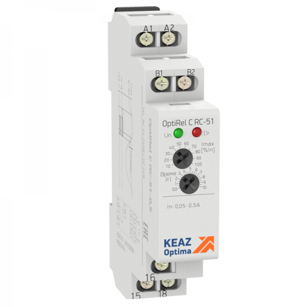  Реле контроля тока OptiRel C RC-51-0.5 КЭАЗ 281194 
