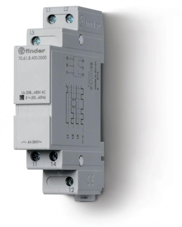 Реле контрольное 1CO 6А IP20 FINDER 706184000000 
