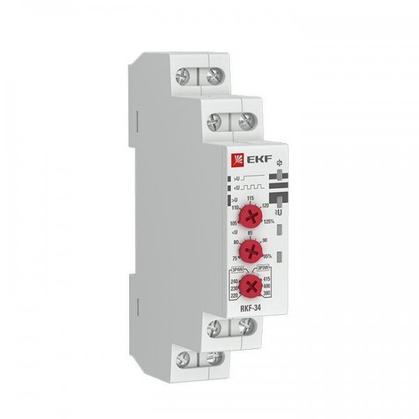  Реле контроля фаз RKF-34 PROxima EKF rkf-34 