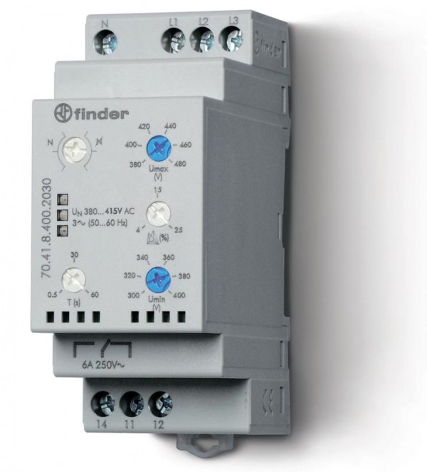  Реле контроля фаз FINDER 704184002030 