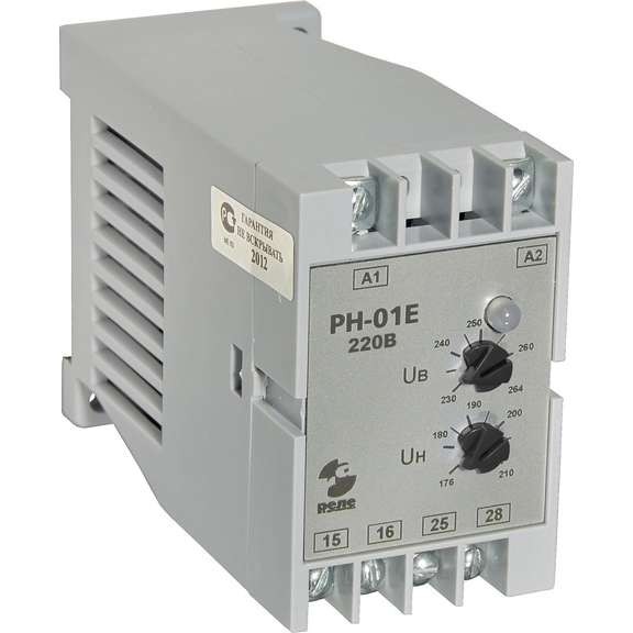  Реле напряжения РН-01Е 220В 50Гц Реле и Автоматика A8223-77135938 