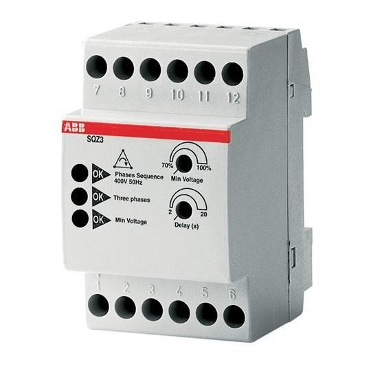  Реле перекоса фаз и падения напряжения SQZ3 ABB 2CSM111310R1331 