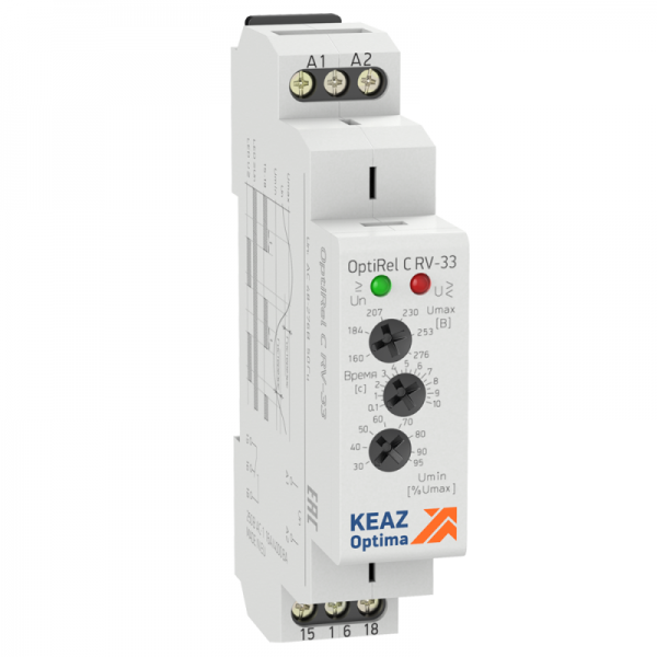  Реле контроля напряжения OptiRel C RV-33 КЭАЗ 281202 