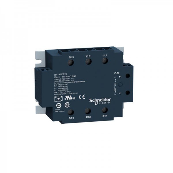  Реле твердотельное 3 фазы 50А 530В 230В теплопровод. прокл. SchE SSP3A250P7T 