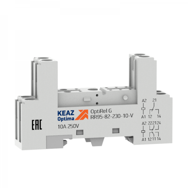  Розетка для реле OptiRel G RR95-82-230-10-V КЭАЗ 281176 
