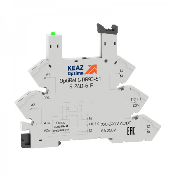  Розетка для реле OptiRel G RR93-51-48-60U-6-P КЭАЗ 281159 