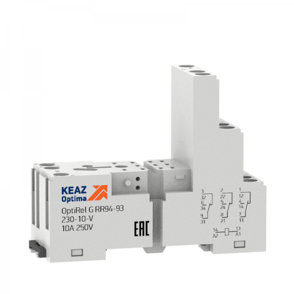  Розетка для реле OptiRel G RR94-93-230-10-V КЭАЗ 281165 