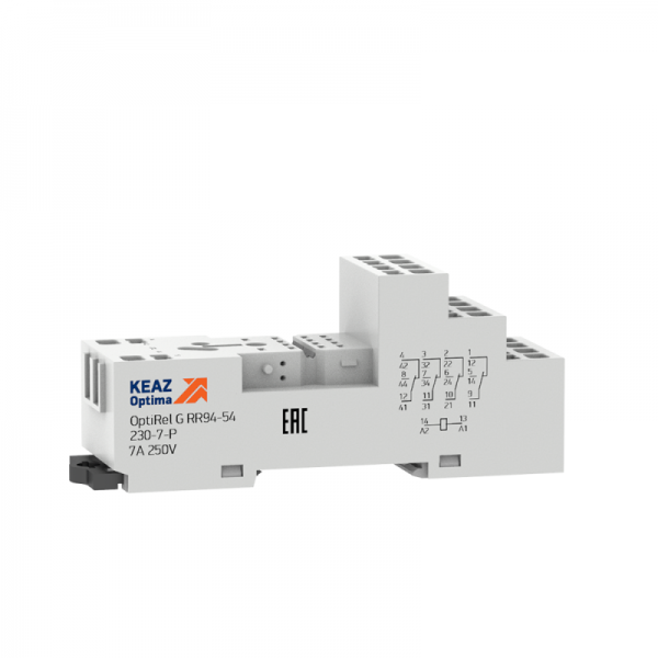  Розетка для реле OptiRel G RR94-54-230-7-P КЭАЗ 281169 