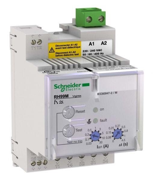  Реле RH99M 50/60/400Гц с авт. сброс 0.1 30А 04.5с SchE 56194 