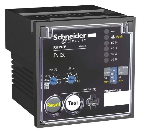  Реле RH197P 220/240В пер.ток 50/60/400Гц с ручным или авт. возвратом SchE 56507 