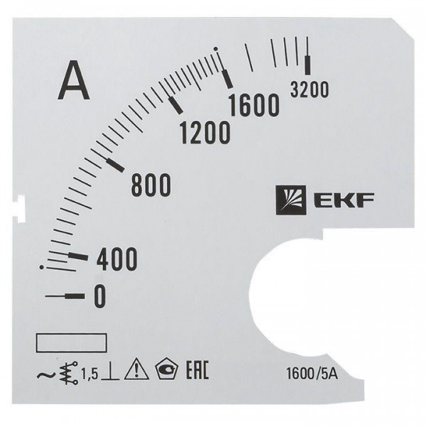  Шкала сменная для A721 1600/5А-1.5 PROxima EKF s-a721-1600 