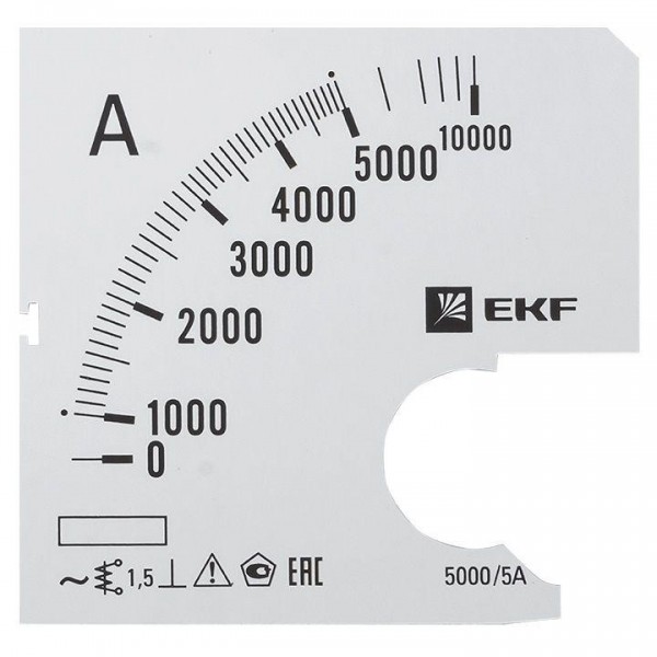  Шкала сменная для A721 5000/5А-1.5 PROxima EKF s-a721-5000 