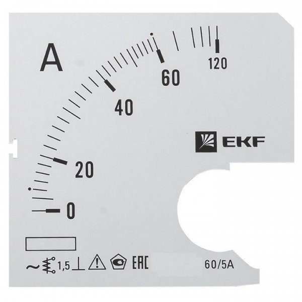  Шкала сменная для A961 60/5А-1.5 PROxima EKF s-a961-60 