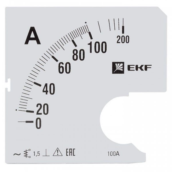  Шкала сменная для A961 100/5А-1.5 PROxima EKF s-a961-100 