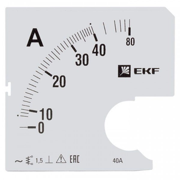  Шкала сменная для A961 40/5А-1.5 PROxima EKF s-a961-40 