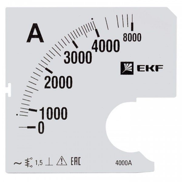 Шкала сменная для A961 4000/5А-1.5 PROxima EKF s-a961-4000 