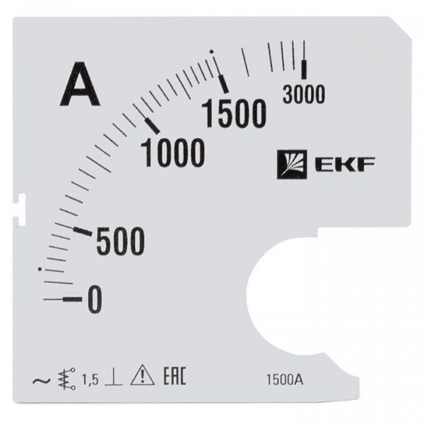  Шкала сменная для A961 1500/5А-1.5 PROxima EKF s-a961-1500 