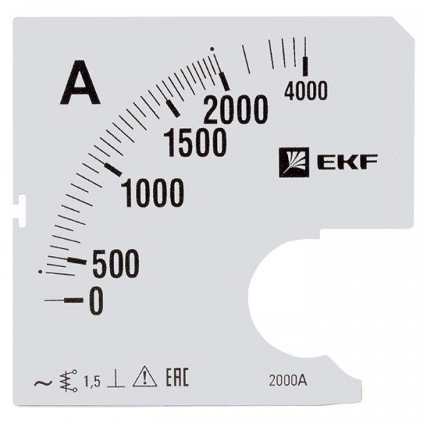  Шкала сменная для A961 2000/5А-1.5 PROxima EKF s-a961-2000 