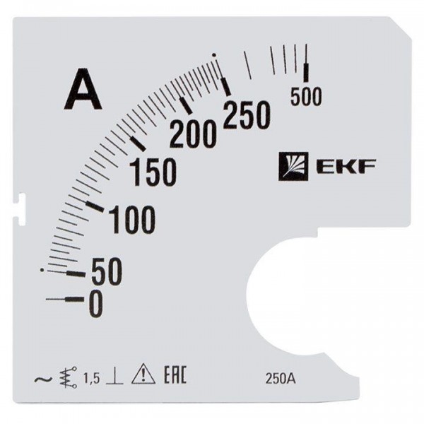  Шкала сменная для A961 250/5А-1.5 PROxima EKF s-a961-250 