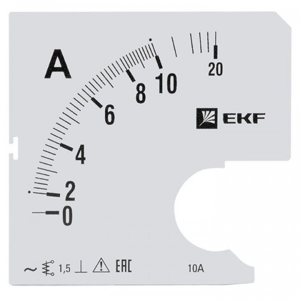  Шкала сменная для A961 10/5А-1.5 PROxima EKF s-a961-10 