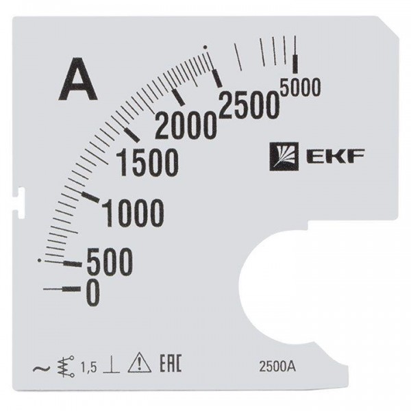 Шкала сменная для A961 2500/5А-1.5 PROxima EKF s-a961-2500 