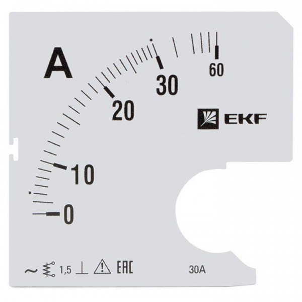  Шкала сменная для A961 30/5А-1.5 PROxima EKF s-a961-30 
