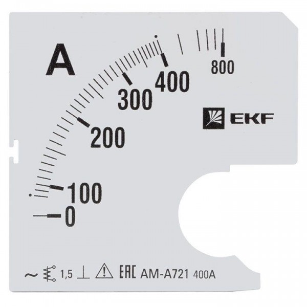 Шкала сменная для A721 400/5А-1.5 PROxima EKF s-a721-400 