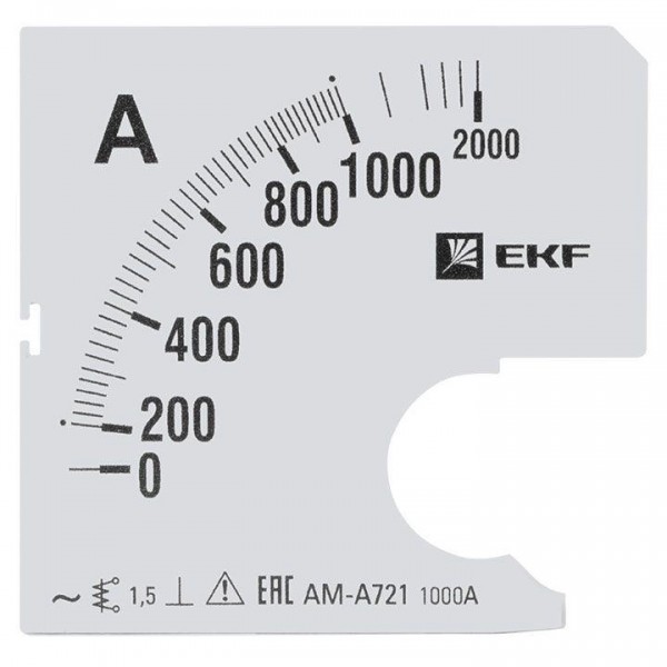  Шкала сменная для A721 1000/5А-1.5 PROxima EKF s-a721-1000 