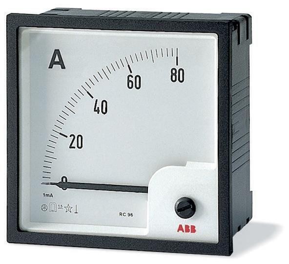  Амперметр переменного тока AMT1-A1/72 трансф. вкл. без шкалы ABB 2CSG322250R4001 