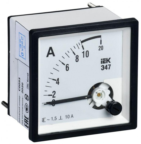  Амперметр Э47 72х72мм 10А кл. точн. 1.5 ИЭК IPA10-6-0010-E 