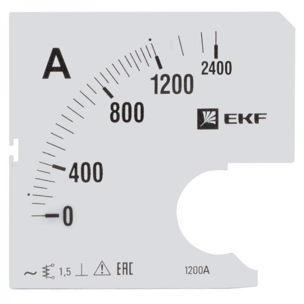  Шкала сменная для A721 1200/5А-1.5 PROxima EKF s-a721-1200 
