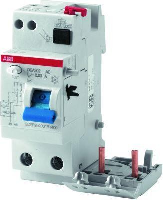  Блок дифференциального тока 2п 25А 30мА тип AC DDA202 AC-25/0.03 2мод. ABB 2CSB202001R1250 