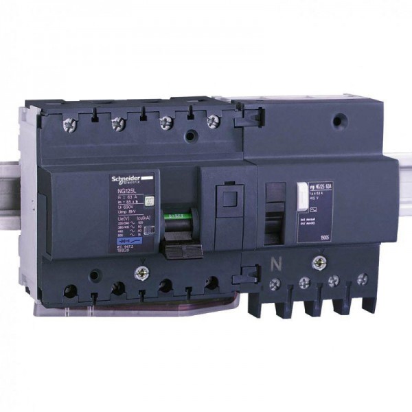  Блок диф. защиты 4п Vigi NG125 63А 300мА AC SchE 19005 