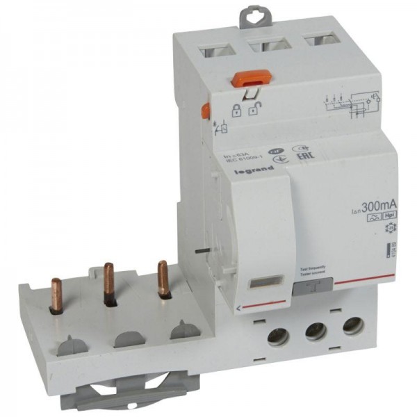  Блок диф. защиты 3п 63А Hpi 300мА DX3 Leg 410489 