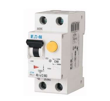  Выключатель авт. диф. тока 1+N С 40/0.3А (AC) 10кА PFL7-40/1N/C/03 EATON 165698 