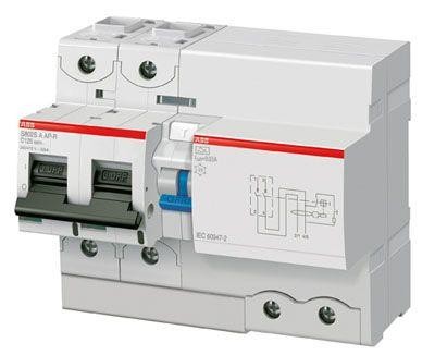  Выключатель авт. диф. тока D 125А 30мА AP-R DS802S ABB 2CCB862004R0841 