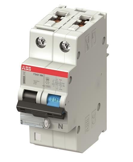  Выключатель авт. диф. тока FS401MK-C10/0.03 ABB 2CCL562310E0104 