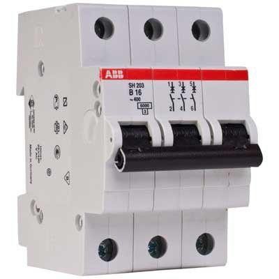  Выключатель автоматический модульный 3п C 50А 6кА SH203 C50 ABB 2CDS213001R0504 