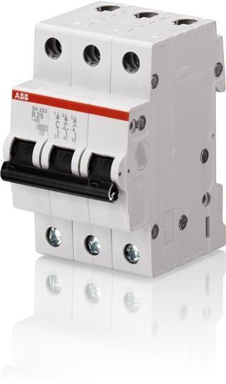  Выключатель автоматический модульный 3п C 25А 6кА SH203 C 25 ABB 2CDS213001R0254 