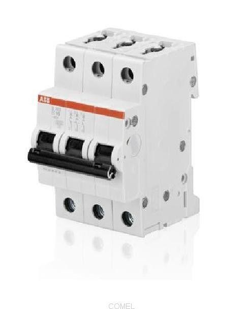  Выключатель автоматический модульный 3п D 63А 6кА SH203 D63 ABB 2CDS213001R0631 