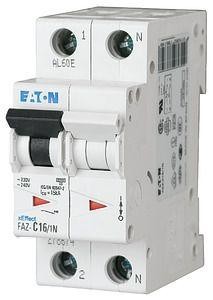  Выключатель автоматический модульный 2п (1P+N) K 20А 15кА FAZ-K20/1N EATON 278713 