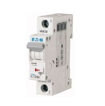  Выключатель автоматический модульный 1п C 12А 10кА PL7-C12/1 EATON 165059 
