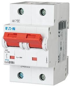  Выключатель автоматический модульный 2п C 100А 20кА PLHT-C100/2 EATON 248014 